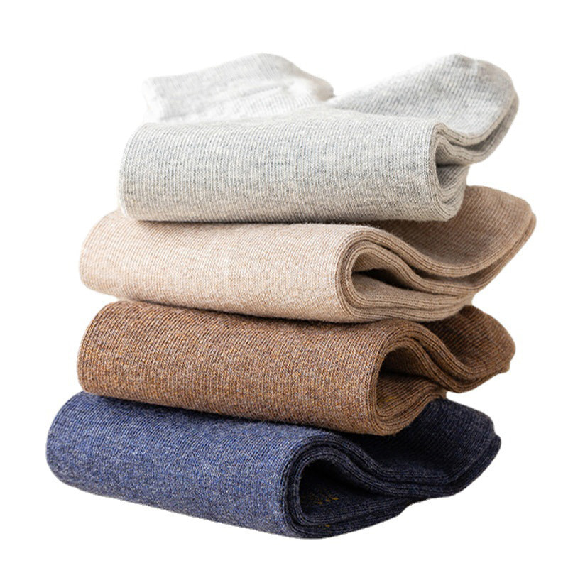 جورابهای مردانه رنگ جامد بهار و پاییز جورابهای مردانه رنگ جامد بهار و پاییز