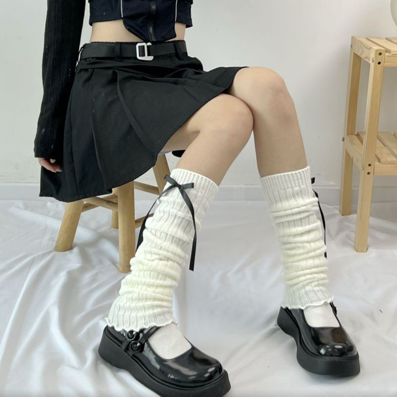 جوراب شمع سیاه و سفید ژاپنی