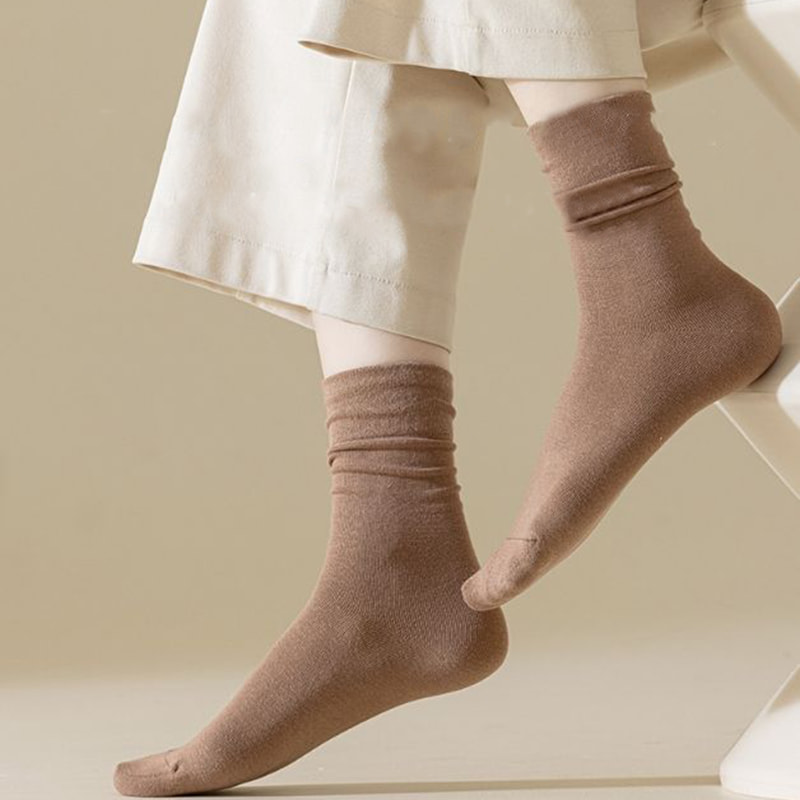 جوراب های شمع یکپارچهسازی با سیستمعامل رنگ آمیزی پاییز/زمستان جوراب های سفید