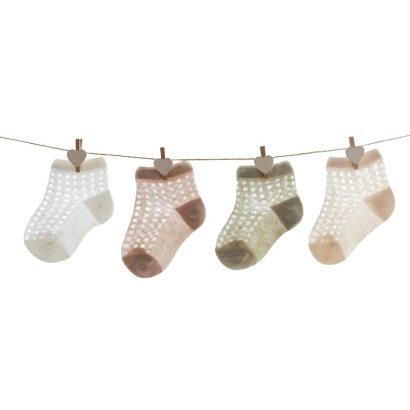 جوراب کودک تابستانی جدید فوق العاده نازک مشبک یخ پذیر ابریشمی بدون چربی دهان الاستیک جوراب کوتاه جوراب های نوزاد تازه متولد شده جوراب کودک تابستانی جدید فوق العاده نازک مشبک یخ پذیر ابریشمی بدون چربی دهان الاستیک جوراب کوتاه جوراب های نوزاد تازه متولد شده